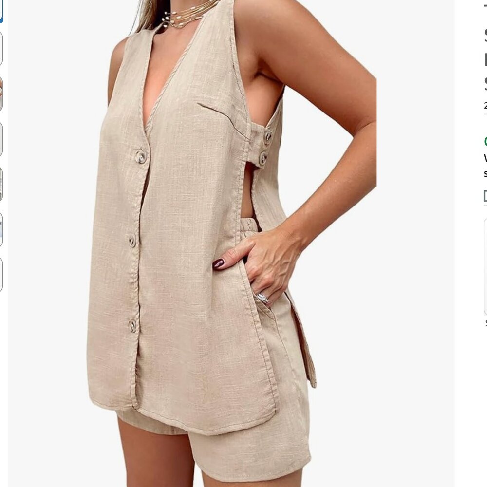 Two Piece Casual Short Set